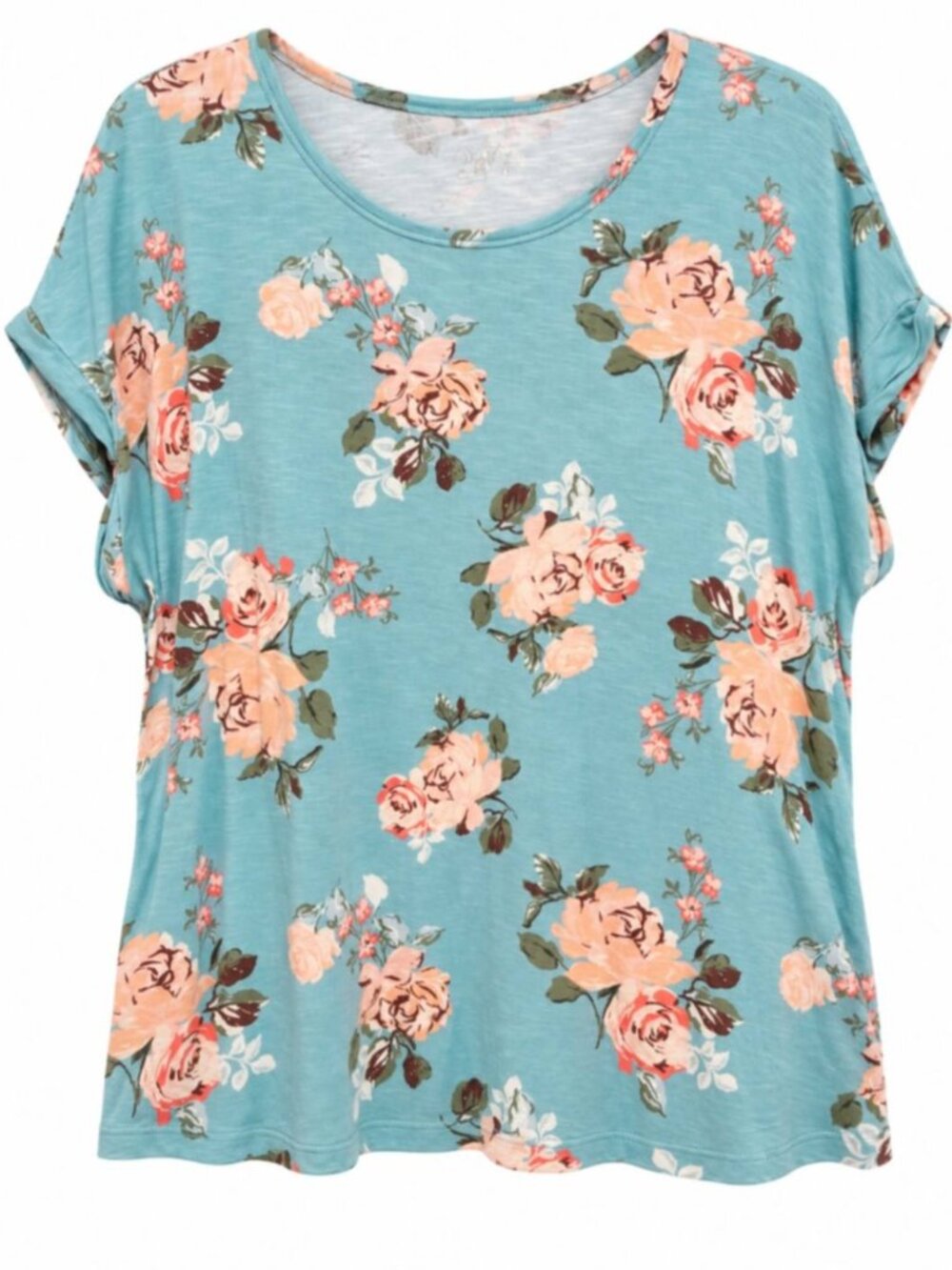 Maurices 24/7 Floral Print Tee – Size 2X